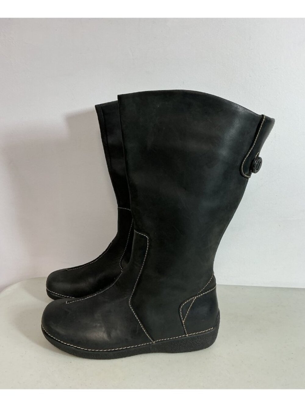 Duluth Trading Co Leather Tall Boots Equestrian Women's 11 New